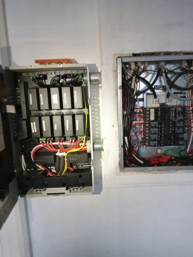 Electrical panel upgrade completed for Commercial Electrician Services in Pulaski